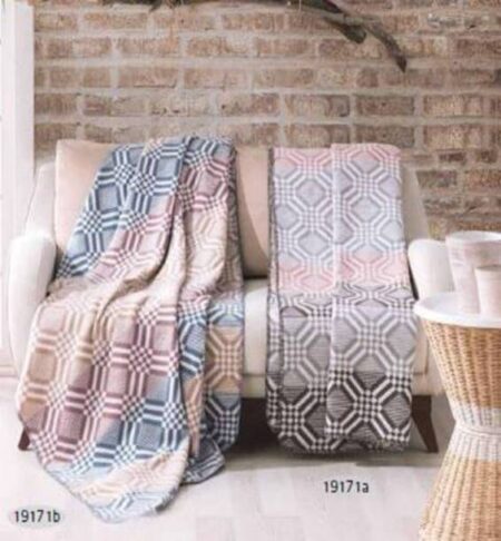 Light Blue Cotton Blanket