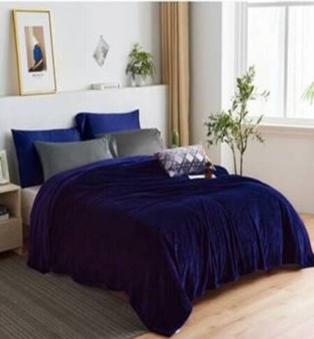 Extra Super Soft Mink Blanket Solid Plain Color Collection