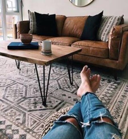 Carpet Kashmiri Silk Carpet for Living Room 4 X 6 Feet (120x180 cm) Ivory Multi
