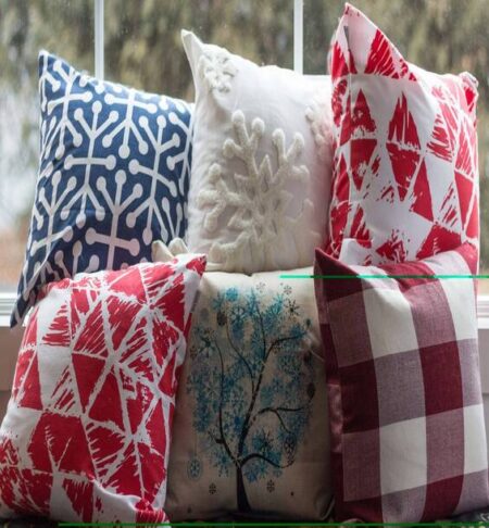 Pure Cotton All Over Assorted Reversible Jaipuri Print Set of 5 Pcs's Cushion Cover