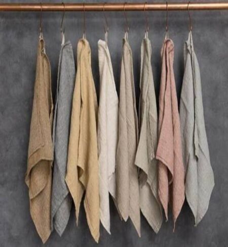 Cotton Multi Weave Cleaing High Water Absorbent Multi Purpose Large 18 X 28 Inches Kitchen Cloth/Towel (8)