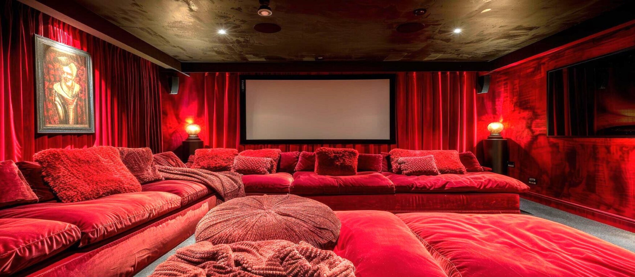 large-red-couch-in-living-room-free-photo
