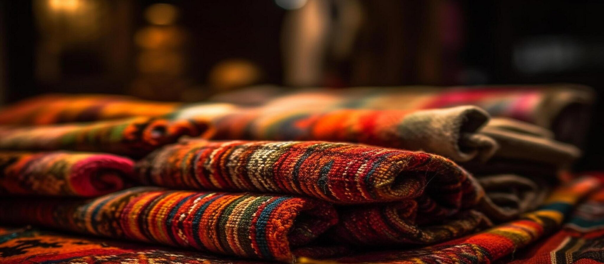 vibrant-colors-woven-into-soft-wool-textiles-generated-by-ai-free-photo